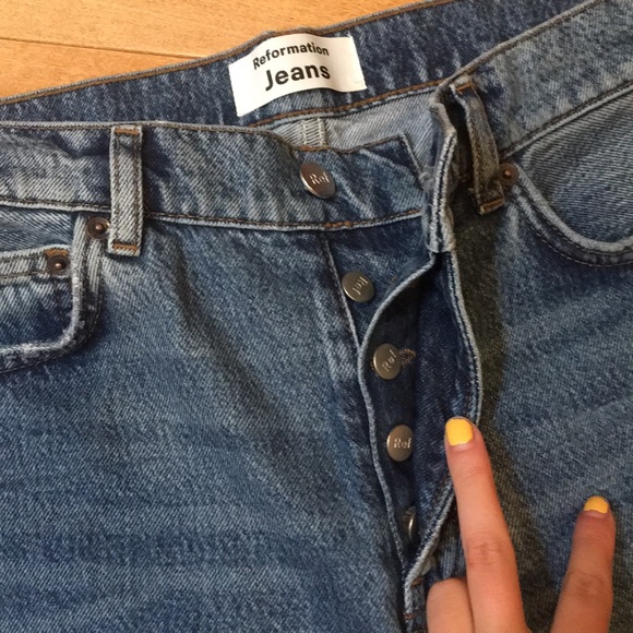 Reformation Wide-leg Fawcett Jeans - Picture 6 of 8